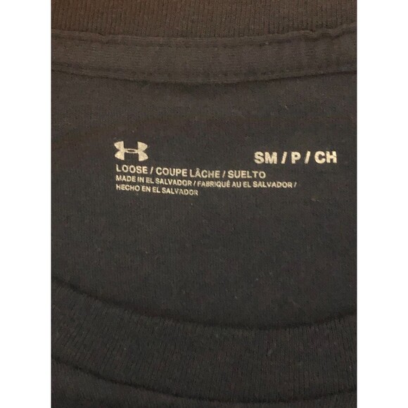 Under Armour Freedom Flag Shirt Mens Navy Blue Small - Picture 4 of 6